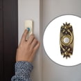 thumbnail image 6 of Wzmzjy Doorbell Button Retro Design Decorative Easy Installation Metal with Led Lighting Wired Doorbell Push Button for Hotel Office Golden, 6 of 9