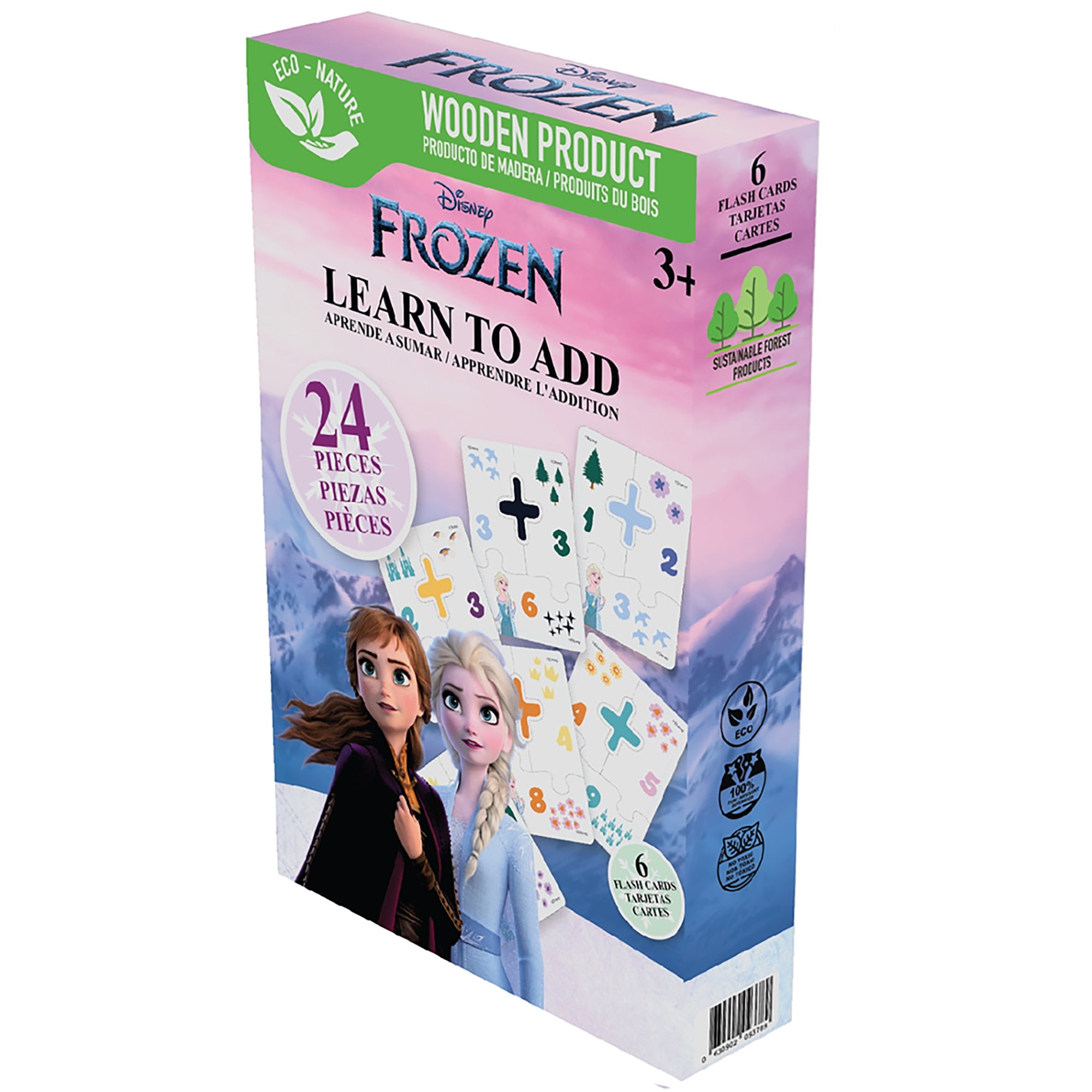 Disney: Frozen Learning Games - Set Of 6 - Wooden Puzzles