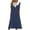 02-Navy, variant on Babysbule Womens Dresses Women's Summer Casual Round Neck Short Sleeve Zipper Folding Floral Printed Dresses