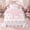 Pink B, variant on Erosebridal White Pink Bow Twin Comforter Sets for Girl, Initial L Letter Bedding Set, 2pcs