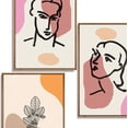thumbnail image 4 of IDEA4WALL 3 Piece Framed Canvas Wall Art for Living Room, Bedroom Mattis and Brutalist Canvas Prints for Modern Home Decoration Ready to Hang, 4 of 5