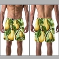 thumbnail image 3 of luoweisi Men's Beach Shorts Quick Dry Swim Trunks with Mesh Lining Pear M, 3 of 5