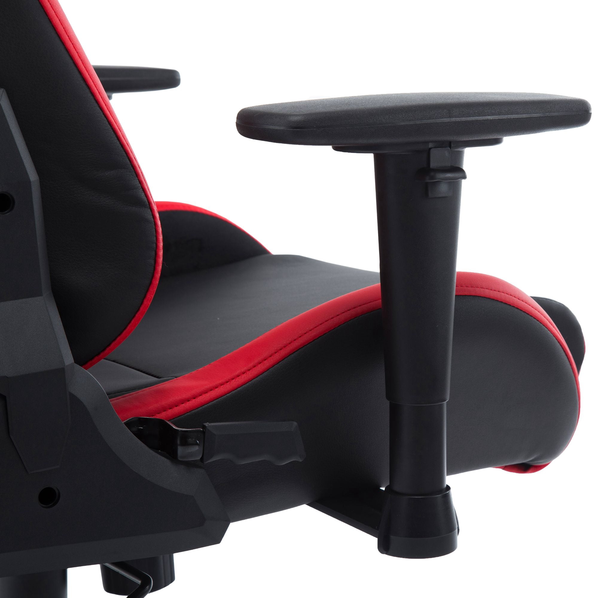 Techni Office Solutions 53" Vibrant Black and Red Unique Techni Sports TS-90 Comfortable Gaming