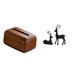 thumbnail image 1 of porta pañuelos,Funda para caja de pañuelos de PP para sala de estar y cocina,Porta pañuelos de PP para casa,oficina,hotel,Estatua de reno,Estatua de reno negro,decoración del hogar,arte y, 1 of 8