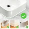 thumbnail image 3 of Caulk Tape Upgraded Waterproof Self Adhesive White 0.3" x 10Ft Caulking Sealing Strip Sealant Decorative for Bathroom Toilet Bathtub Shower Sink, 3 of 4