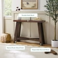 thumbnail image 6 of Walker Edison Modern Farmhouse Easy Assembly Wood Console Table Espresso, 6 of 12