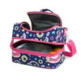 thumbnail image 2 of Khulula Kids Lunch Boxes Bag Insulated Double Decker Lunch Box Tote Pack for Girls Boys Toddler School Picnic Food Cooler Hot Water Ice With Strap Uicorn, 2 of 4