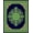 Green, Pattern 1, variant on ODIKA 4'x6' Machine Washable Non-Slip Area Rug, Luxurious Heritage Dynasty Embroidered High Traffic Rug, Green, 572363
