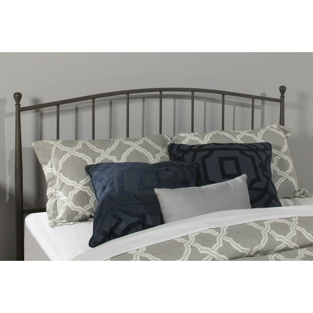 Hillsdale Furniture Warwick Full/Queen Metal Headboard, Gray Bronze