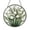 Stained Glass 5.9 Inch, variant on White Snowdrop Flower Glass Suncatcher, Round Window Hanging Decoration, Soft Nature Home Accent