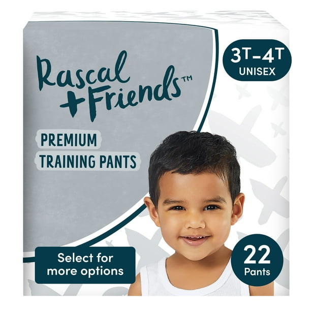 Rascal + Friends Premium Training Pants 3T4T, 22 Count (Select for