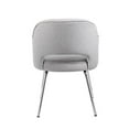 thumbnail image 4 of Scranton & Co Black CaressoftPlus Dining Chair in Gray Linen, 4 of 5