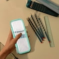 thumbnail image 6 of Under $1 Pencil Case, Hwkond Student Pencil Case Stationery Bag Transparent Pencil Case Hard Pencil Case Back to College, 6 of 6