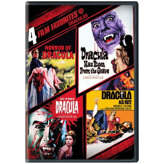 4 Film Favorites: Draculas (DVD), Horror, Warner Bros.