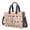 Multicolor Cat Head Pink Pattern, variant on Multicolor Cat Head Pink Pattern Canvas Messenger Tote Bag, Nurse Handbag with Multi Pockets & Removable Strap, Magnetic Closure Gifts for Work Travel Shopping