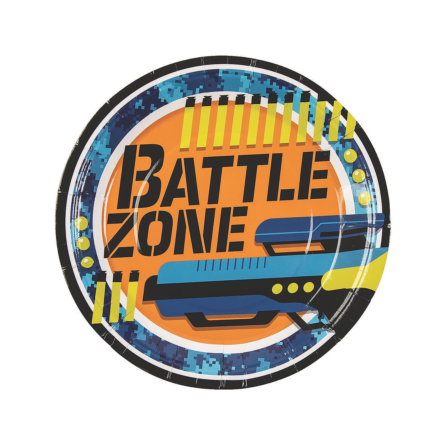 Dart Battle Party Dinner Plates (8Pc) - Party Supplies - 8 ...