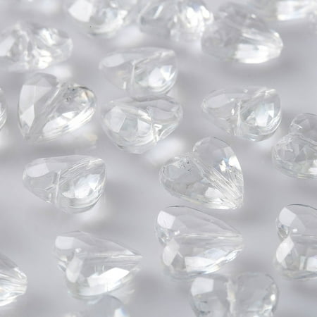 Efavormart 1000PCS 13MM Diamond Confetti Wedding Floral Vase Favor Party Decoration Table Scatter Acrylic Crystals