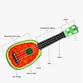 thumbnail image 6 of 14-Inch Kids Ukulele Guitar - 4-String Mini Musical Instrument for Beginners, Early Education, Toddlers & Preschoolers - Green, Orange, Red, Watermelon Red, 6 of 7