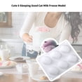 thumbnail image 2 of Flexible Cats Shape Puddings Silicone Molds for Chocolate Candy and Dessert, 2 of 8