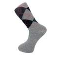 thumbnail image 5 of Soft Cotton Crew Dress Socks for Men Argyle Patterned 4 Pairs Size 10-13, 5 of 10