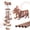Bronze-B, variant on Animal Wind Chimes for Outside Metal Hanging Wind Bell Farm Animal Garden Decor Ornament