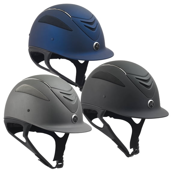 One K Defender Chrome Helmet Large Long Oval Black