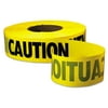 Empire Caution Barricade Tape, "Caution" Text, 3" x 1000ft, Yellow/Black -EML771001