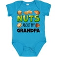 thumbnail image 3 of Inktastic Nuts About My Grandpa Peanut, Almond, Pistachio Boys or Girls Baby Bodysuit, 3 of 5