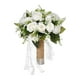 thumbnail image 1 of Ramo de novia para novia, centro de mesa floral artificial, ceremonia de dama de honor, artificial Blanco claro, 1 of 9