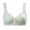 Mint Green, variant on Bigersell Non Underwire Bras for Women Trendy Front Button Bras Everyday Sports Bras Bralettes Bra for Older Women Lace Bra Style F-812 Beige 36