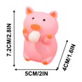 thumbnail image 3 of SPOORYYO Crush Pigs Shaped Toys - Washable Soft PVC Decorative Ornaments for Home, School, and Office Stress Relief, 3 of 4