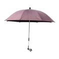 thumbnail image 3 of Baby Parasol Baby Pram Umbrella with Clamp Waterproof Umbrella Sun Protection Baby Parasol for Park Walking Traveling Bike Trolley red, 3 of 8