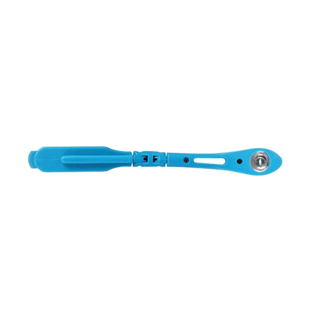 Moyic Mini lámpara de lectura LED portátil, luz de noche, luz de libro con Clip, ahorro de energía, carpeta de luces para dormitorio de viaje, luz Iluminación y accesorios azul Moyic HA006424-02B