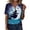 AC06_Purple, variant on IYYVV Women Fall Halloween V Neck Shirt Pumpkin Graphic Short Sleeve Tee Autumn Holiday Family Matching Top Black 3XL