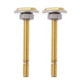 thumbnail image 2 of Toilet Installation Kit 1 Pair for Homeowners and Maintenance Workers 6X1.8X1.3CM Copper Replacement Parts, 2 of 3