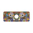 thumbnail image 7 of Yayeee Faucet Mat for Kitchen Sink 14.7" Diatomite Long Splash Guard Pad, Blue Floral, 7 of 7