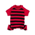 thumbnail image 1 of Leveret Dog Cotton Pajama Striped Red and Black M, 1 of 3