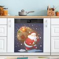 thumbnail image 5 of Coolnut Santa Claus Gift Dishwasher Magnet Cover 23"Wx26"H , Farmhouse Kitchen Dishwasher Cover Magnetic Appliance Covers Door Stickers for Kitchen Home Cabinet Decals, 5 of 6