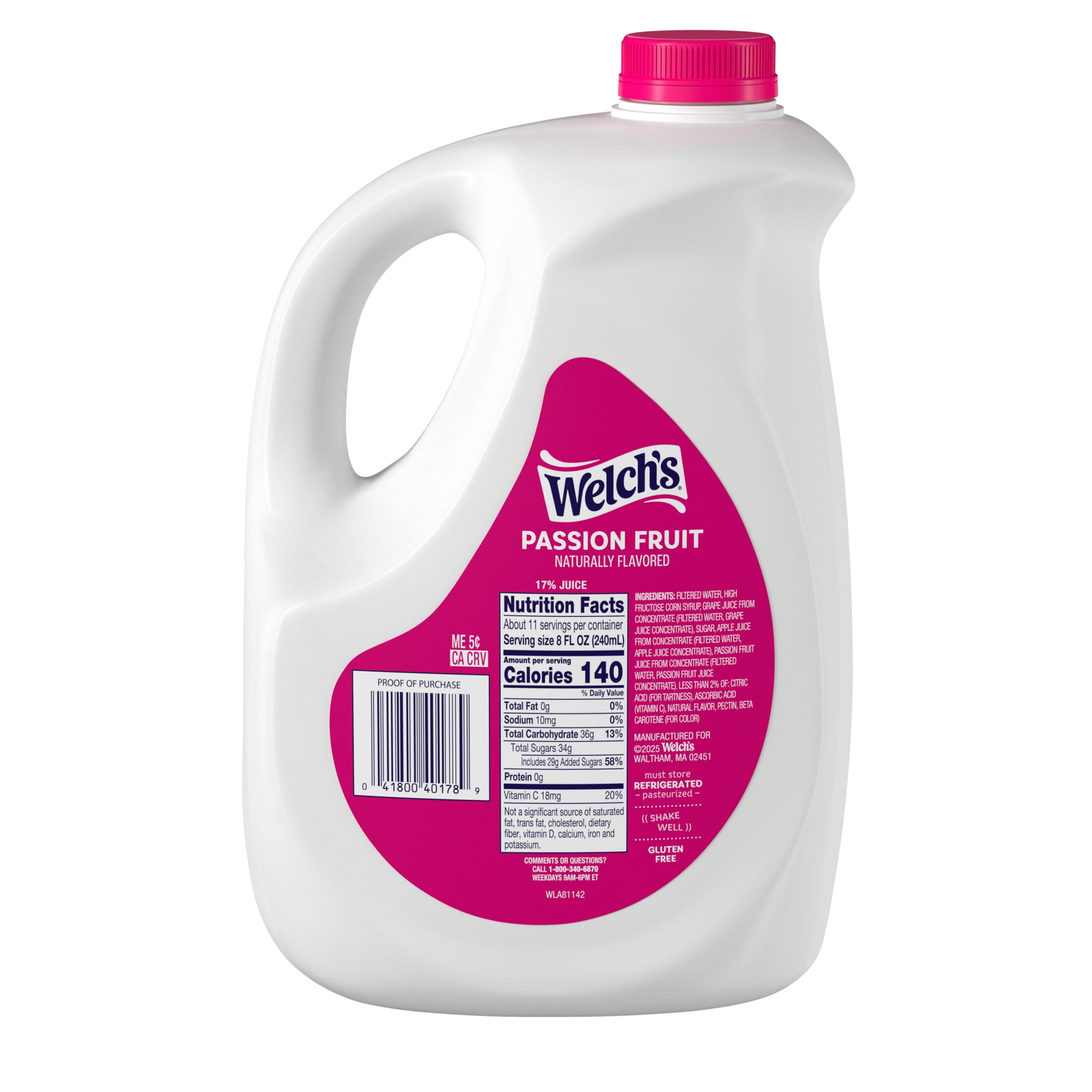 Welch's Passion Fruit Fruit Juice Drink, 89 fl oz