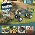 thumbnail image 5 of Spaco Heavy Duty Garden Utility Cart Wagon Wheelbarrow, Camping Beach Wagon, 5 of 8