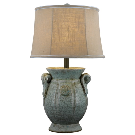 Michael Anthony Napoli Blue Porcelain Urn 25-inch Table Lamp