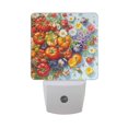 thumbnail image 6 of Yayeee LED Plug in Night Light for The Home with Auto Dusk to Dawn Light Sensors, 2 Pack, Purple Floral Tomatoes, 6 of 6