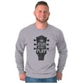 thumbnail image 5 of In Jesus Name I Play Guitar Music Long Sleeve TShirt Men Women Brisco Brands S, 5 of 6