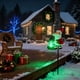 thumbnail image 4 of mfyjkho Luz solar de Papá Noel para jardín con sensor automático de anochecer a amanecer para decoración navideña al aire libre (1 unidad), 4 of 5