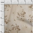 thumbnail image 2 of oneOone Velvet Light Brown Fabric Florals Sewing Craft Projects Fabric Prints By Yard 58 Inch Wide, 2 of 4