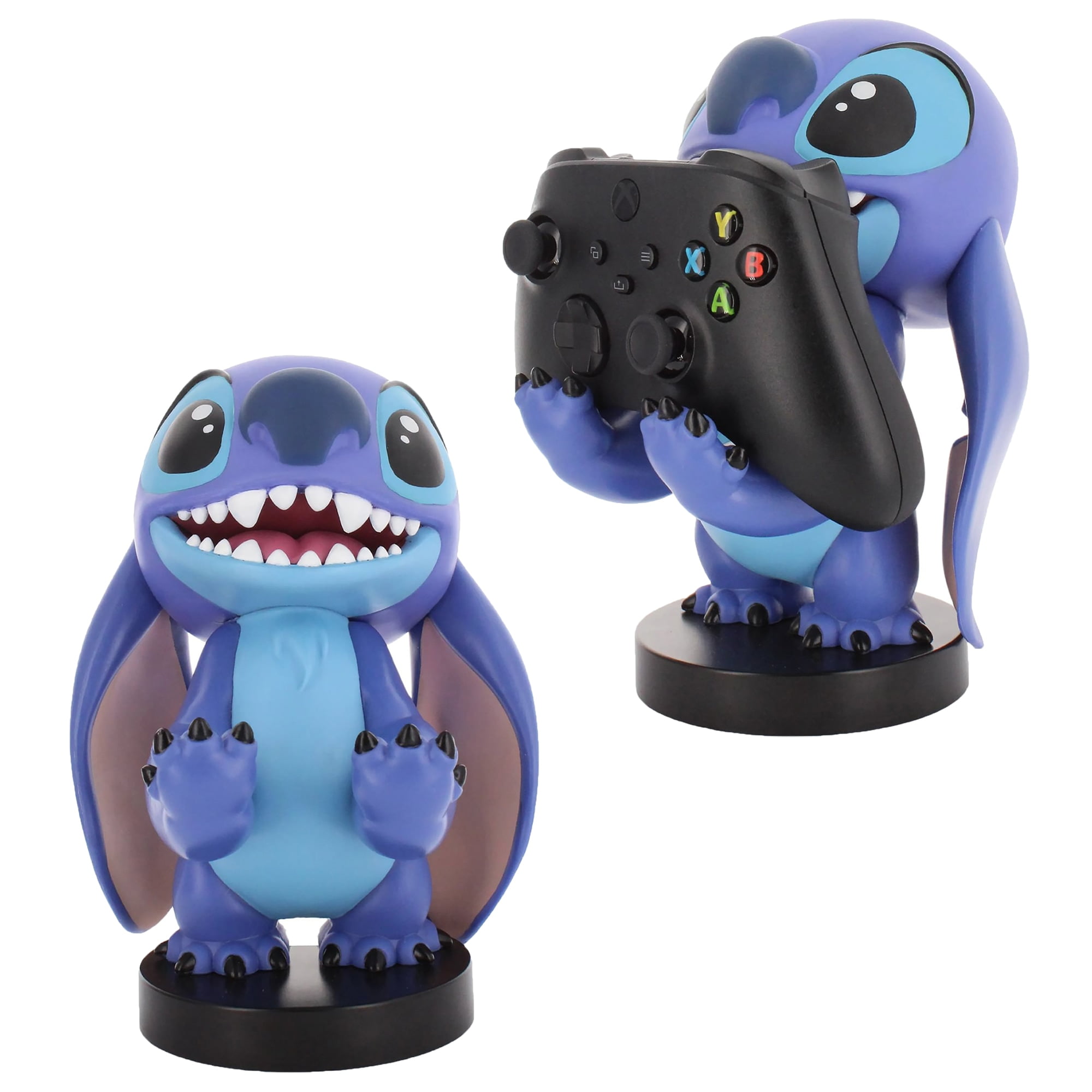Exquisite Gaming: Lilo & Stitch: Smiley Stitch - Cable Guys Original Controller & Phone Holder, Collectible Device Stand, Officially Licensed Figure