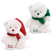gund christmas my first christmas 10 plush red/green