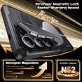 thumbnail image 4 of Funda de teléfono FNDMIL para Samsung Galaxy S25 Ultra con MagSafe Black, 4 of 8