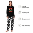 thumbnail image 2 of Santa Quatch Bigfoot Matching Family Christmas Pajamas, Family And Dog PJs, Plus Sizes, With Pockets, 2 of 7
