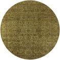 thumbnail image 1 of Ahgly Company Machine Washable Indoor Round Industrial Modern Dark Bronze Brown Area Rugs, 8' Round, 1 of 7